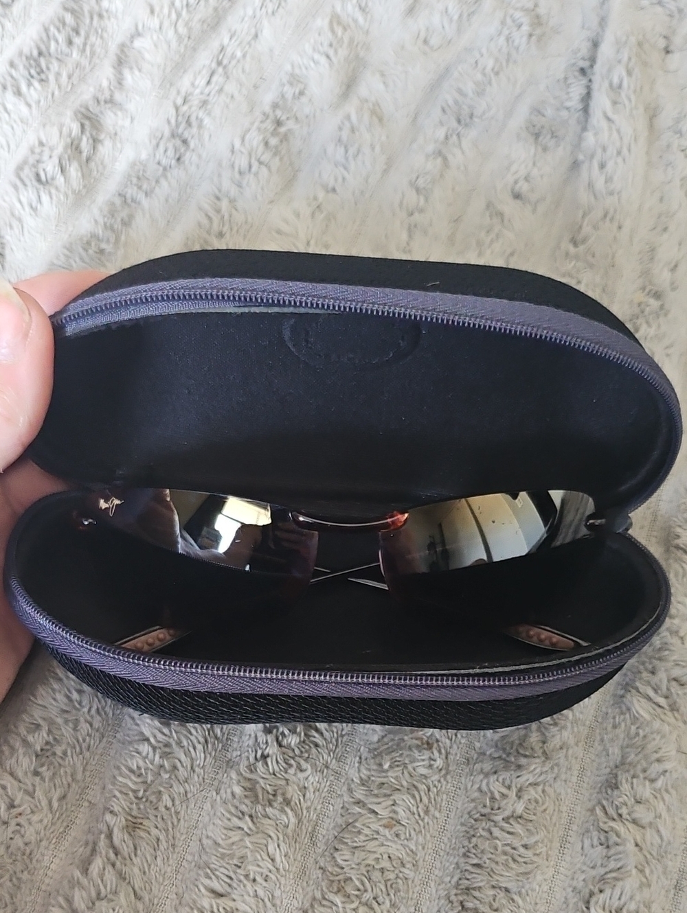 Maui Jim Makaha polarized rimless sunglasses